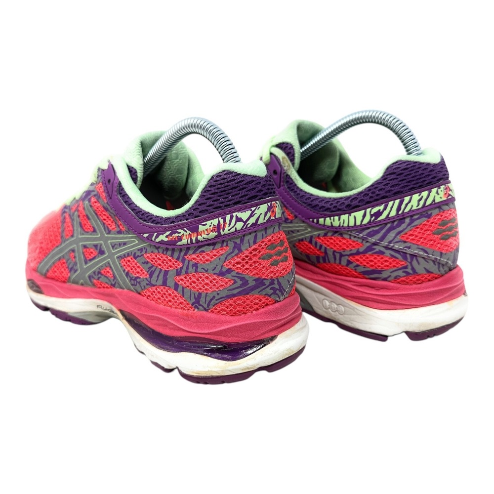 ASICS Gel-Kayano 21 Running Shoes Womens 7.5 Pink Purple Lime Green T5E9N - Picture 5 of 15